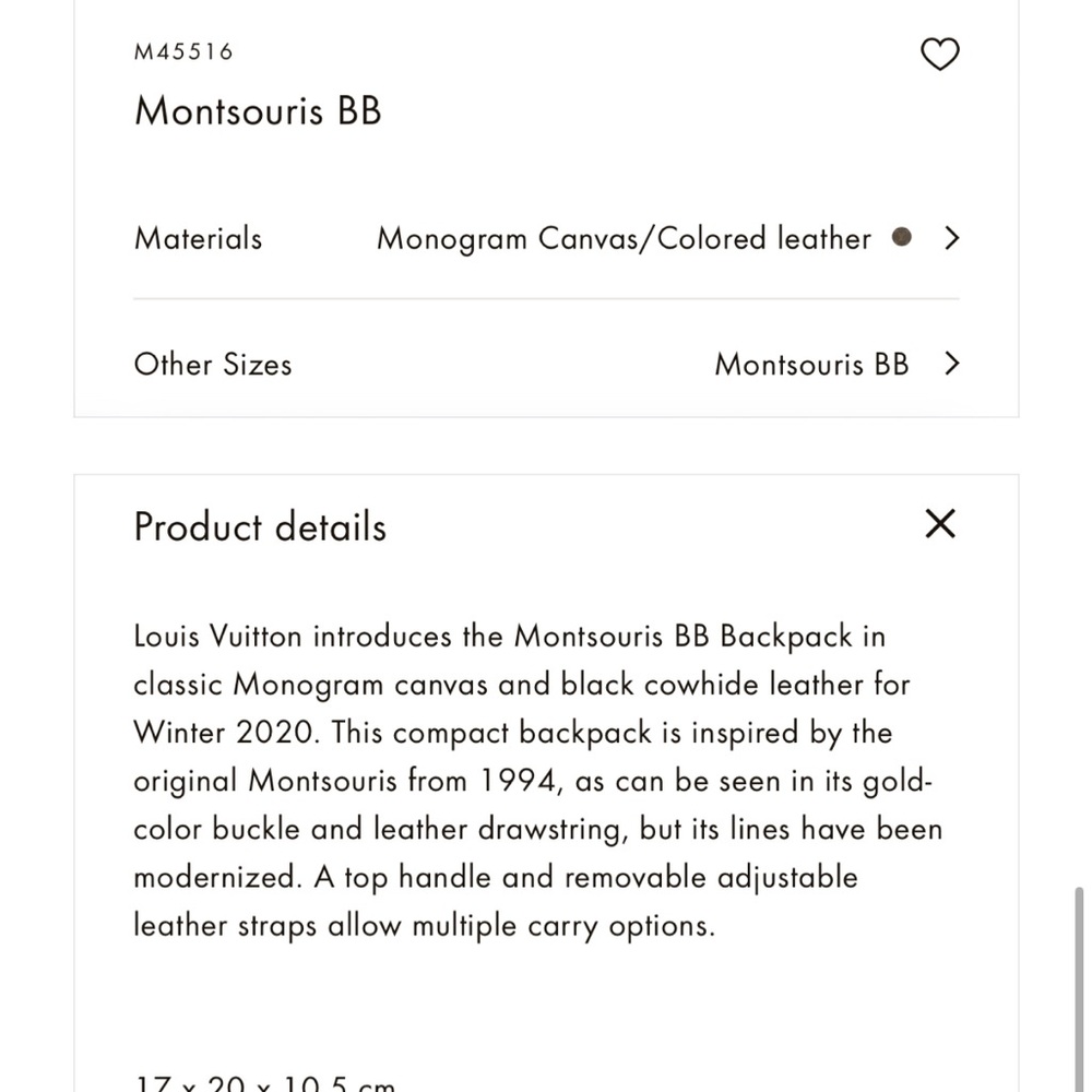 Louis Vuitton Monogram Montsouris - Picture 17 of 17